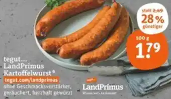 tegut tegut LandPrimus Kartoffelwurst Angebot