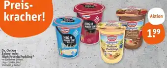 tegut Dr. Oetker Sahne- oder High Protein Pudding Angebot