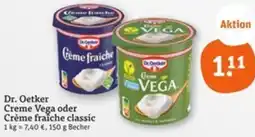 tegut Dr. Oetker Creme Vega oder Crème fraîche classic Angebot