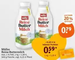 tegut Müller Reine Buttermilch Angebot