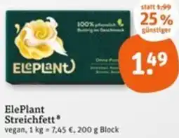 tegut ElePlant Streichfett Angebot