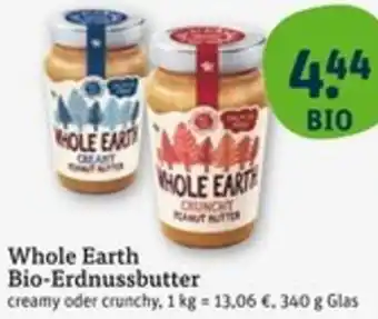 tegut Whole Earth Bio-Erdnussbutter Angebot
