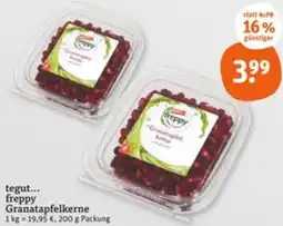 tegut tegut freppy Granatapfelkerne Angebot