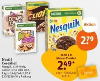 tegut Nestlé Cerealien Angebot