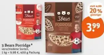 tegut 3 Bears Porridge Angebot