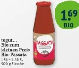 tegut tegut Bio zum kleinen Preis Bio-Passata Angebot