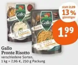 tegut Gallo Pronte Risotto Angebot