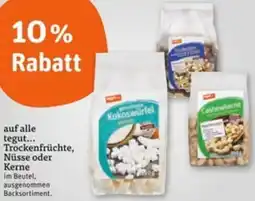 tegut tegut Trockenfrüchte, Nüsse oder Kerne Angebot