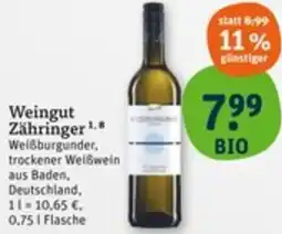 tegut Weingut Zähringer Angebot