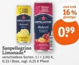 tegut Sanpellegrino Limonade Angebot