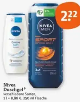 tegut Nivea Duschgel Angebot