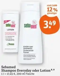 tegut Sebamed Shampoo Everyday oder Lotion Angebot