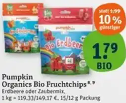 tegut Pumpkin Organics Bio Fruchtchips Angebot
