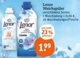 tegut Lenor Weichspüler Angebot