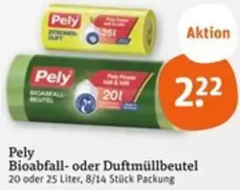 tegut Pely Bioabfall- oder Duftmüllbeutel Angebot