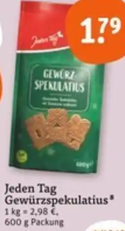 tegut Jeden Tag Gewürzspekulatius Angebot
