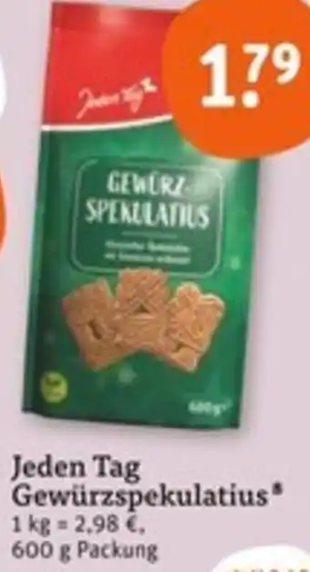 tegut Jeden Tag Gewürzspekulatius Angebot