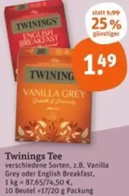 tegut Twinings Tee Angebot
