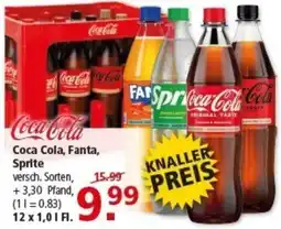 Multi Markt Coca Cola, Fanta, Sprite Angebot