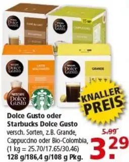 Multi Markt Nescafe Dolce Gusto oder Starbucks Dolce Gusto Angebot