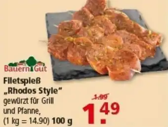 Multi Markt Bauern Gut Filetspieẞ „Rhodos Style" Angebot