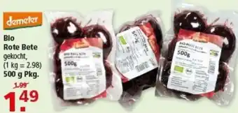 Multi Markt demeter Bio Rote Bete Angebot