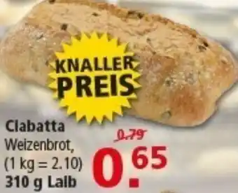 Multi Markt Ciabatta Weizenbrot Angebot