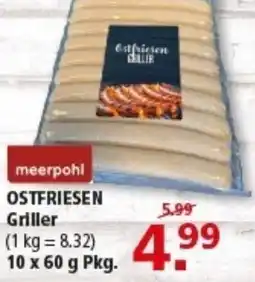 Multi Markt meerpohl OSTFRIESEN Griller Angebot