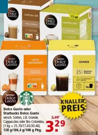 Multi Markt Dolce Gusto oder Starbucks Dolce Gusto Angebot