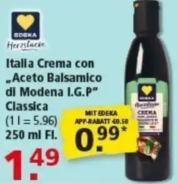 Multi Markt EDEKA Italia Crema con „Aceto Balsamico di Modena I.G.P" Classica Angebot