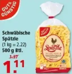 Multi Markt GUT & GÜNSTIG Schwäbische Spätzle Angebot