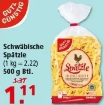 Multi Markt GUT & GÜNSTIG Schwäbische Spätzle Angebot
