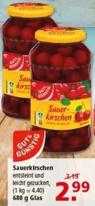 Multi Markt GUT & GÜNSTIG Sauerkirschen Angebot
