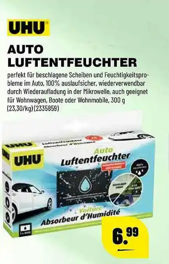 Leitermann Baumarkt Uhu Auto Luftentfeuchter Angebot