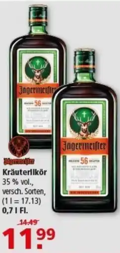 Multi Markt Jagermeister Kräuterlikör Angebot