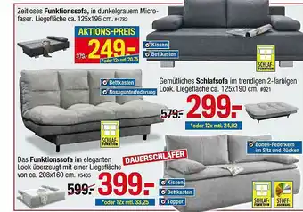 Möbelpiraten Funktionssofa, Schlafsofa Angebot