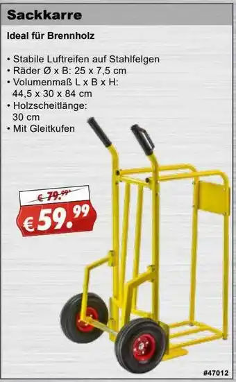 Stabilo Fachmarkt Sackkarre Angebot