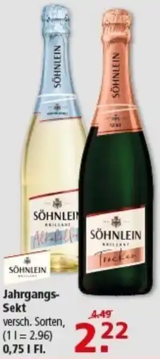 Multi Markt SÖHNLEIN Jahrgangs Sekt Angebot