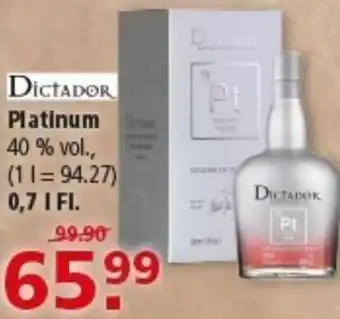 Multi Markt Dictador Platinum Angebot