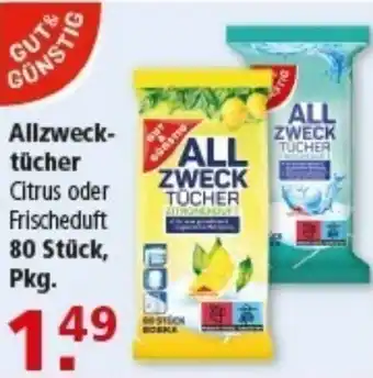 Multi Markt Gut & Günstig Allzwecktücher Angebot