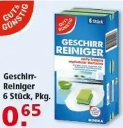 Multi Markt Gut & Günstig Geschirr Reiniger Angebot