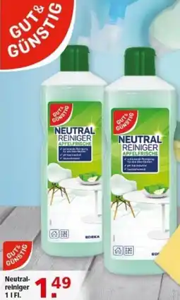 Multi Markt Gut & Günstig Neutralreiniger Angebot