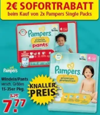 Multi Markt Pampers Windeln/Pants Angebot