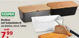 Multi Markt KESPER Brotbox mit Schneidebrett Angebot