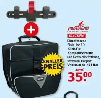 Multi Markt Haberland Einzeltasche oder Klick-Fix Kompaktschiene Angebot