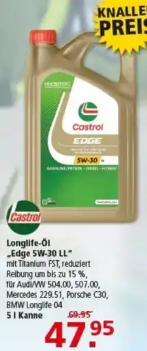 Multi Markt Castrol Longlife-Öl „Edge 5W-30 LL" Angebot