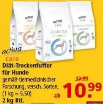 Multi Markt activa care Diät-Trockenfutter für Hunde Angebot