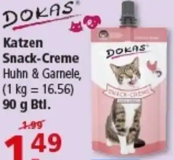 Multi Markt DOKAS Katzen Snack-Creme Angebot