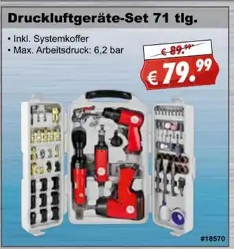 Stabilo Fachmarkt Druckluftgeräte Set 71 tlg Angebot