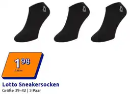 Action Lotto Sneakersocken Angebot